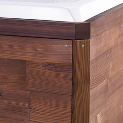 USSPA Whirlpool mit geleimter Massivholzverkleidung