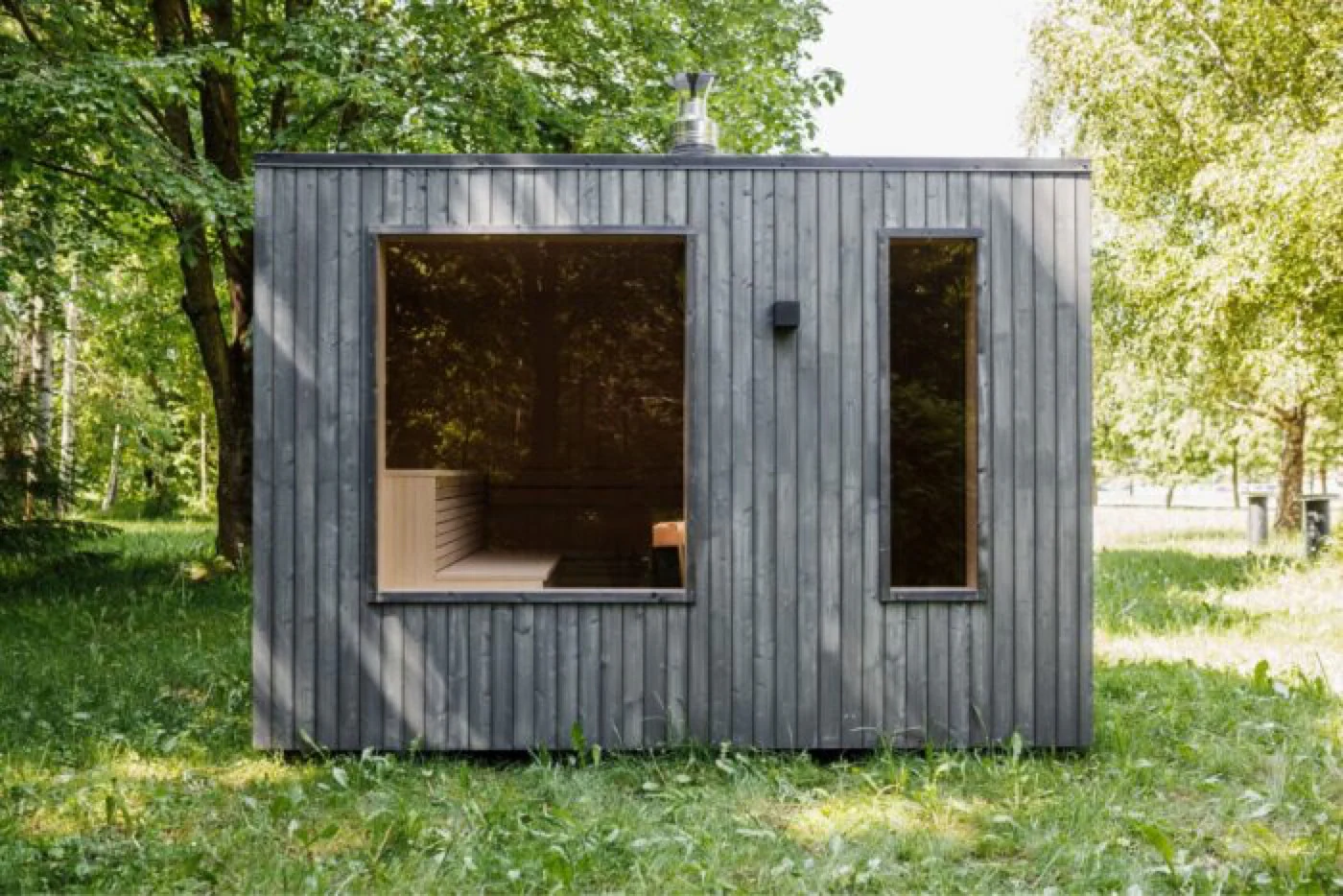 Sauna CALM 235×350 Detailansicht 1