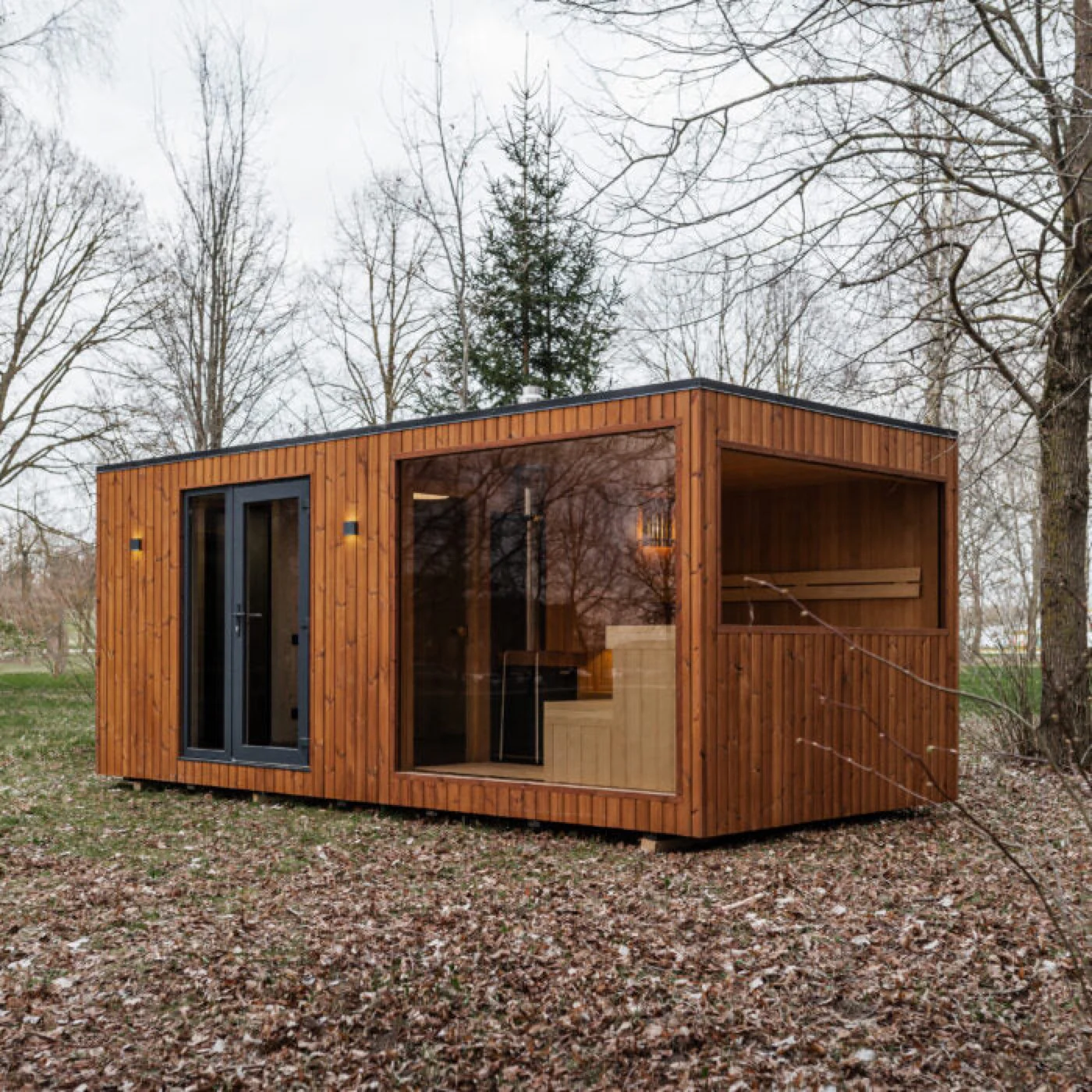 Sauna ESSENCE 290×600 Außenansicht