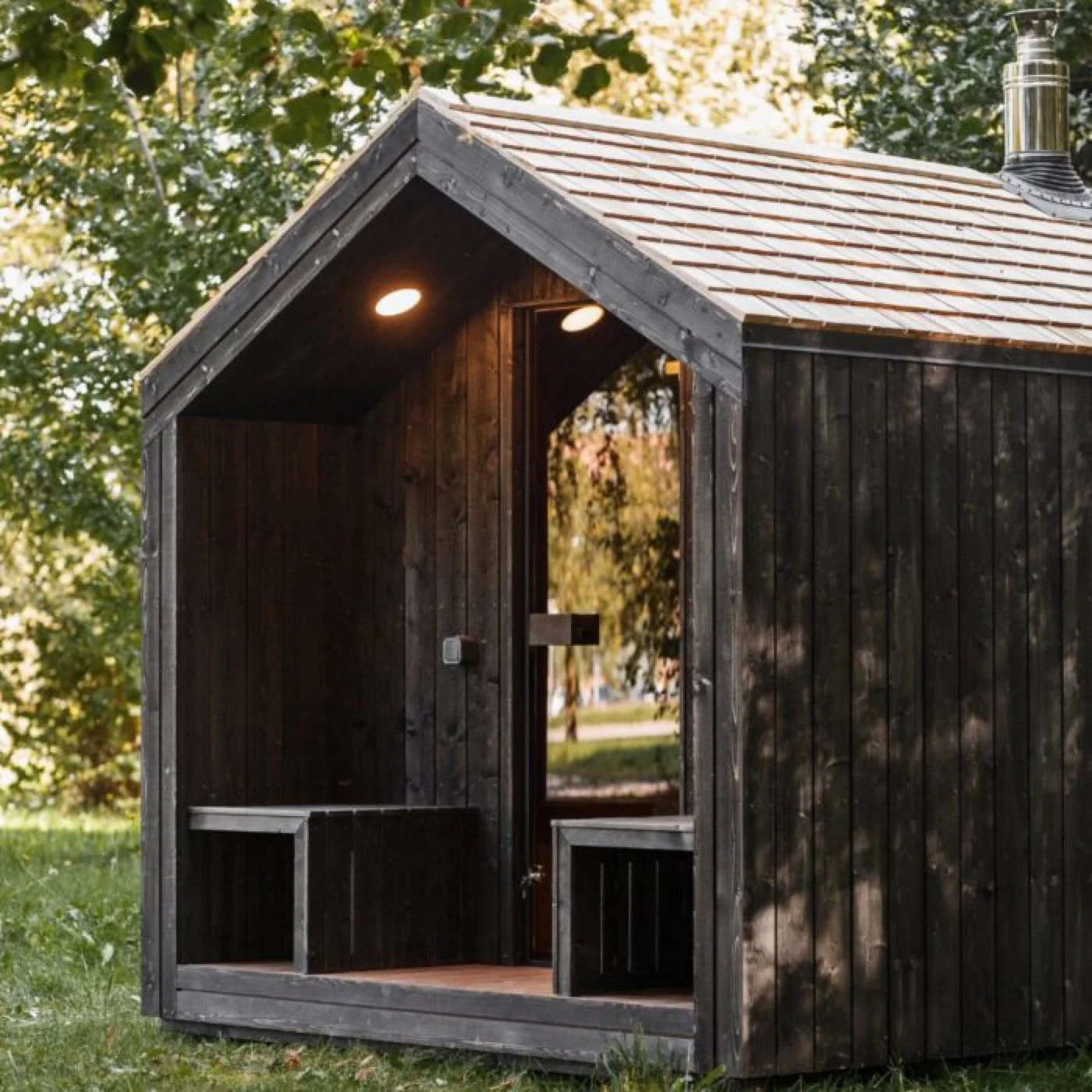 Sauna ORIGIN 240×300 Detailansicht 2
