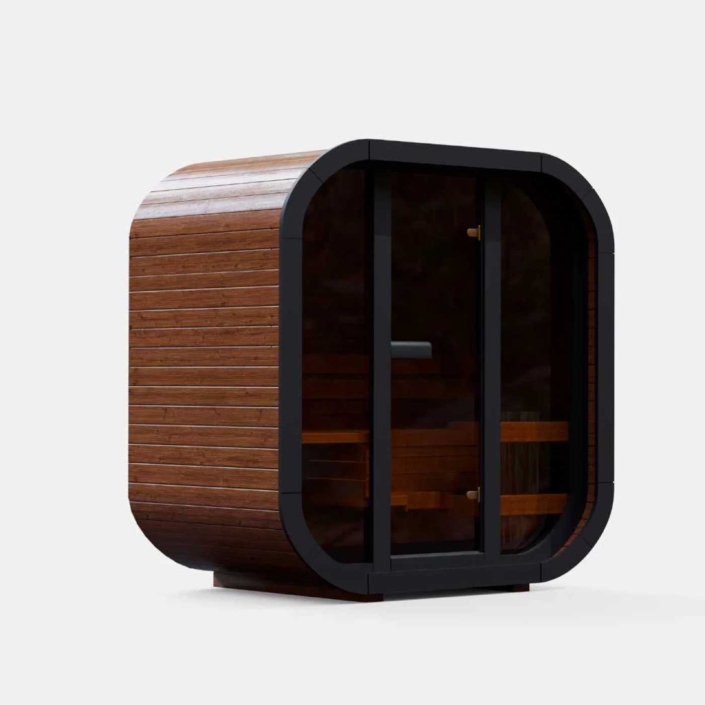 Indoor Mini Cube Sauna DIY Außenansicht